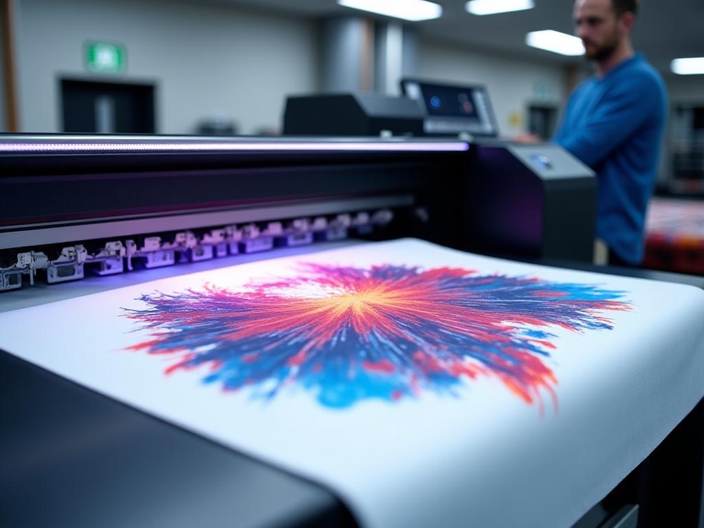 Digital textile printing custom design process