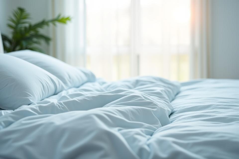 Moisture wicking smart textiles in bedroom