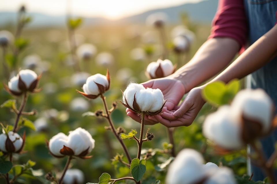Organic cotton sustainable production