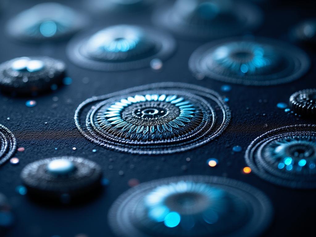 Smart textiles with metallic embroidery technology